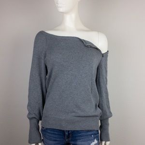 J Crew Women’s Factory Side Zip Crewneck Sweater